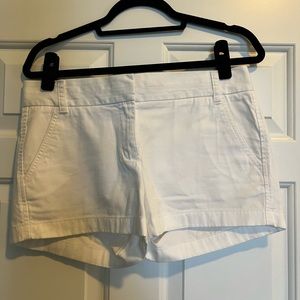 White jcrew shorts